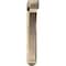 Ekena Millwork Thorton Arts and Crafts Rough Sawn Bracket w/ Offset Brace, Douglas Fir, 6"W x 34"D x 38"H BKT0604X34X38THR03RDF - alternate 3